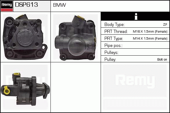 Pompe hydraulique, direction Remanufactured REMY (Multiline)