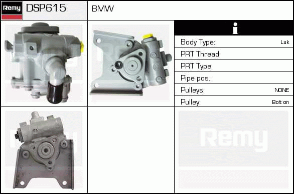 Pompe hydraulique, direction Remanufactured REMY (Multiline)