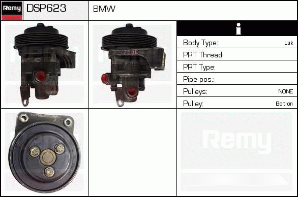 Pompe hydraulique, direction Remanufactured REMY (Multiline)