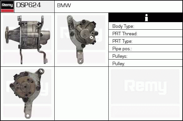 Pompe hydraulique, direction Remanufactured REMY (Multiline)