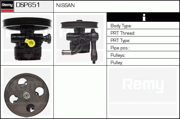 Pompe hydraulique, direction Remanufactured REMY (Multiline)