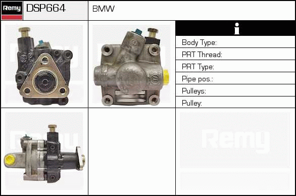 Pompe hydraulique, direction Remanufactured REMY (Multiline)