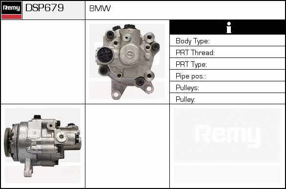 Pompe hydraulique, direction Remanufactured REMY (Multiline)