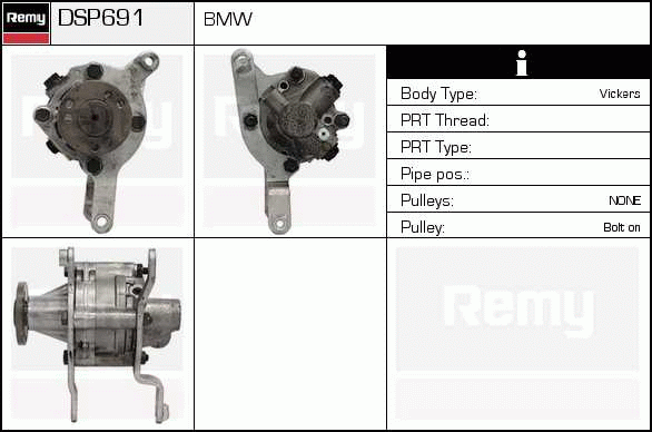 Pompe hydraulique, direction Remanufactured REMY (Multiline)