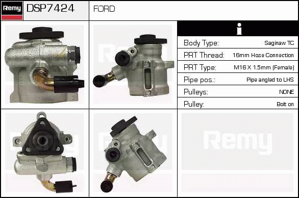 Pompe hydraulique, direction Remanufactured REMY (Multiline)