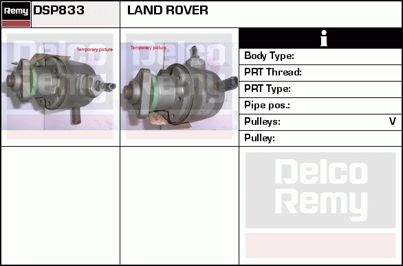 Pompe hydraulique, direction Remanufactured REMY (Multiline)