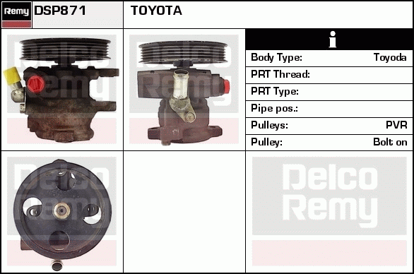 Pompe hydraulique, direction Remanufactured REMY (Multiline)