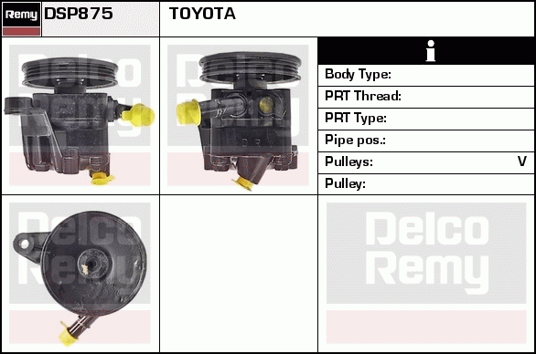 Pompe hydraulique, direction Remanufactured REMY (Multiline)