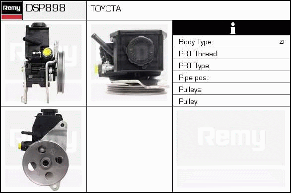 Pompe hydraulique, direction Remanufactured REMY (Multiline)