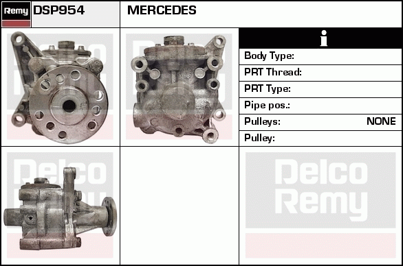 Pompe hydraulique, direction Remanufactured REMY (Multiline)