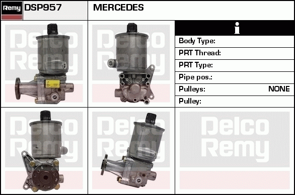 Pompe hydraulique, direction Remanufactured REMY (Multiline)