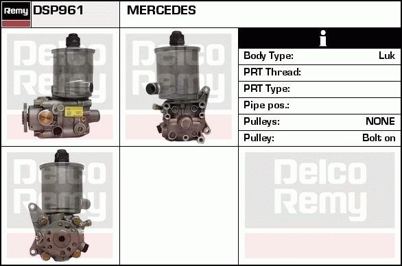 Pompe hydraulique, direction Remanufactured REMY (Multiline)