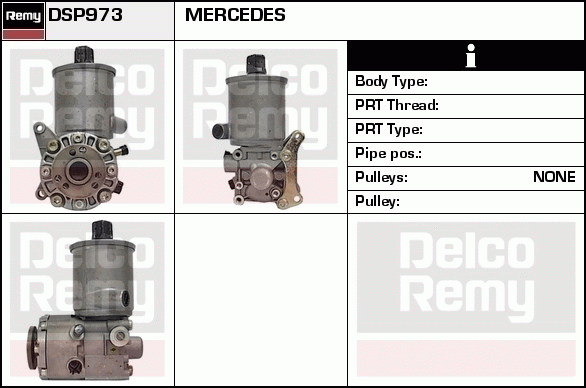 Pompe hydraulique, direction Remanufactured REMY (Multiline)