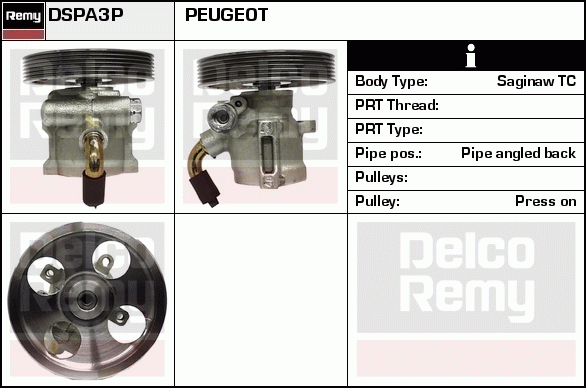 Pompe hydraulique, direction Remanufactured REMY (Multiline)