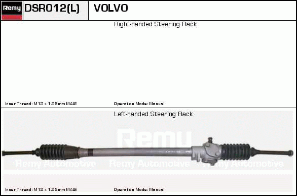 Crémaillière de direction Remanufactured REMY (Multiline)