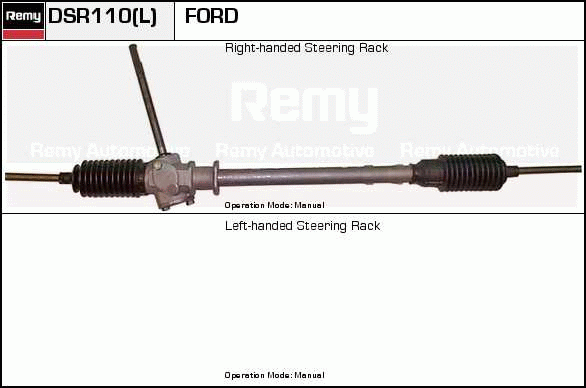 Crémaillière de direction Remanufactured REMY (Multiline)