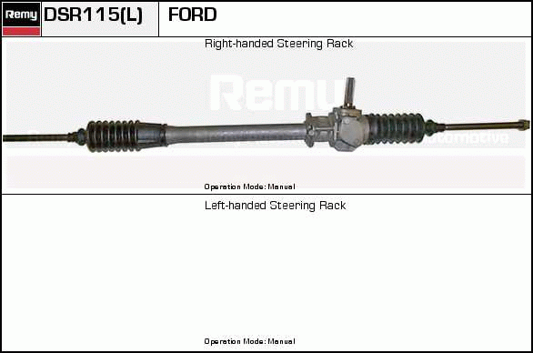 Crémaillière de direction Remanufactured REMY (Multiline)