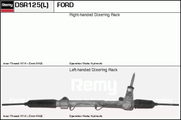 Crémaillière de direction Remanufactured REMY (Multiline)