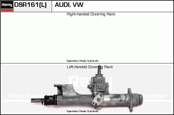 Crémaillière de direction Remanufactured REMY (Multiline)