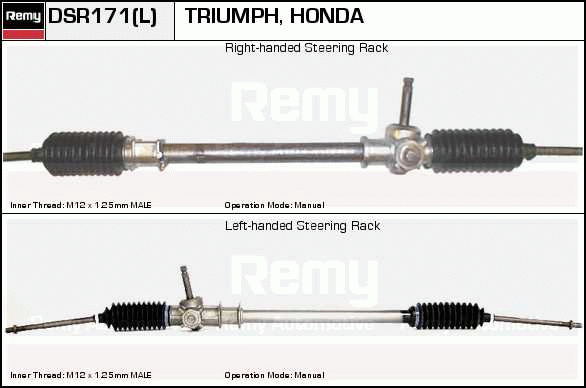 Crémaillière de direction Remanufactured REMY (Multiline)