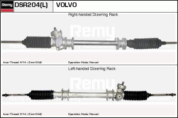 Crémaillière de direction Remanufactured REMY (Multiline)