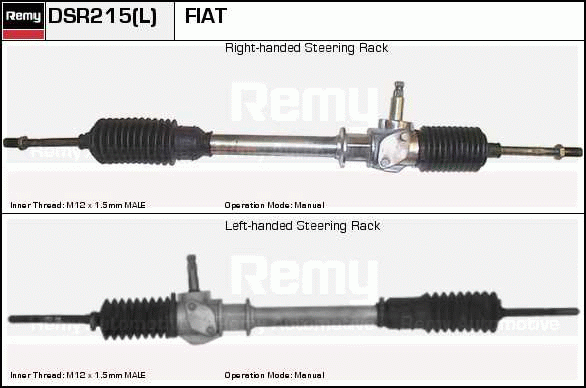 Crémaillière de direction Remanufactured REMY (Multiline)