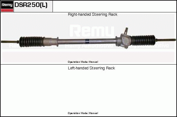 Crémaillière de direction Remanufactured REMY (Multiline)