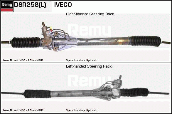 Crémaillière de direction Remanufactured REMY (Multiline)