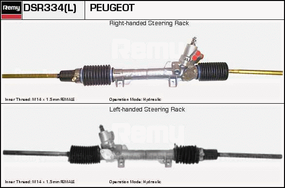 Crémaillière de direction Remanufactured REMY (Multiline)