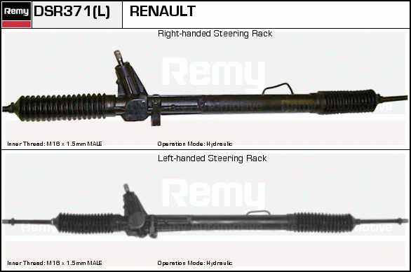 Crémaillière de direction Remanufactured REMY (Multiline)