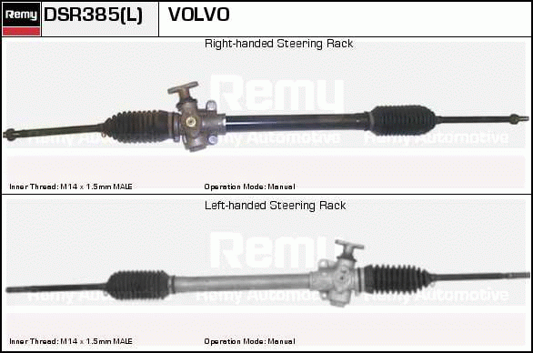 Crémaillière de direction Remanufactured REMY (Multiline)