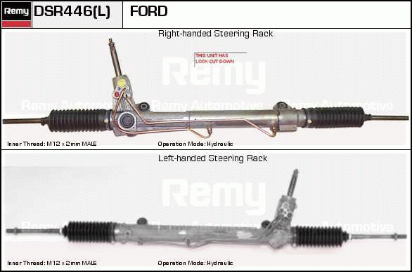 Crémaillière de direction Remanufactured REMY (Multiline)