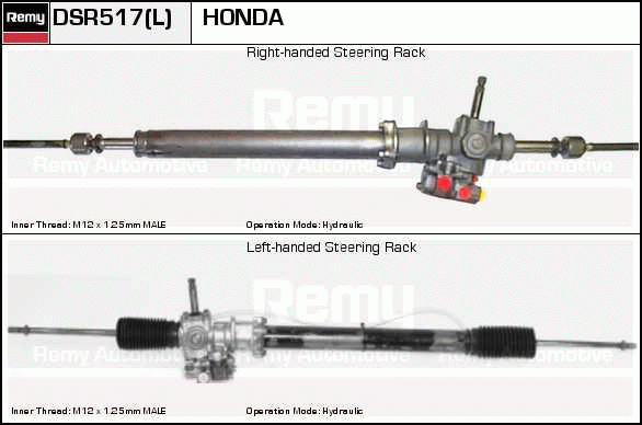 Crémaillière de direction Remanufactured REMY (Multiline)