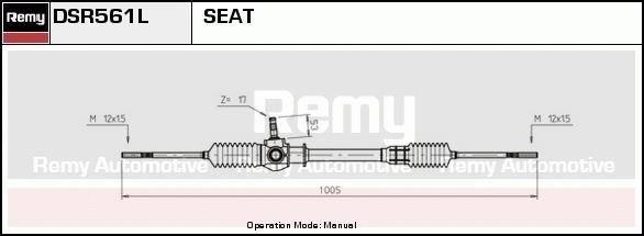 Crémaillière de direction Remanufactured REMY (Multiline)