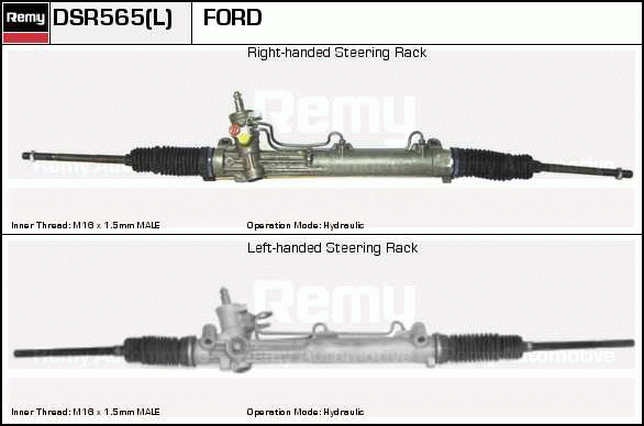 Crémaillière de direction Remanufactured REMY (Multiline)