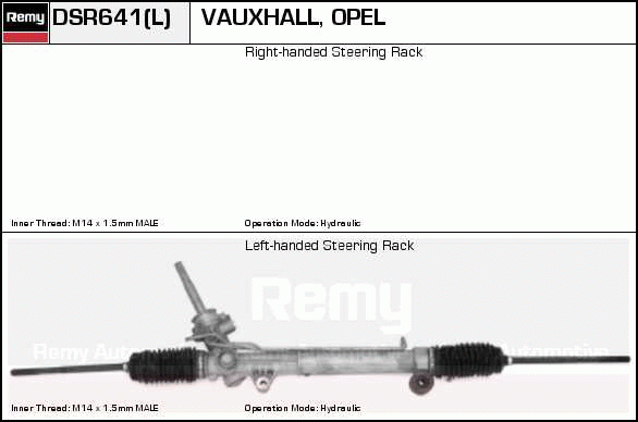 Crémaillière de direction Remanufactured REMY (Multiline)