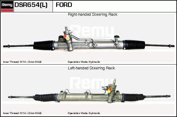 Crémaillière de direction Remanufactured REMY (Multiline)