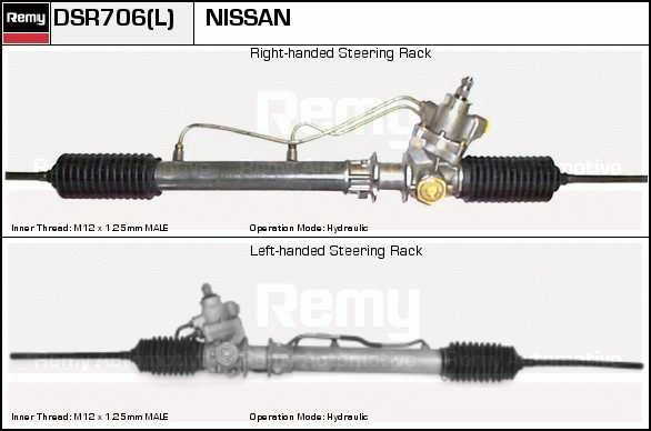 Crémaillière de direction Remanufactured REMY (Multiline)