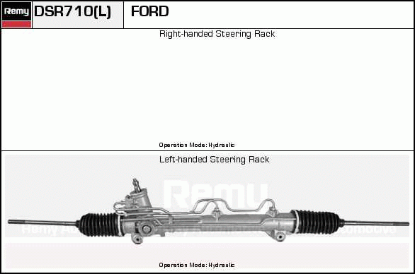 Crémaillière de direction Remanufactured REMY (Multiline)