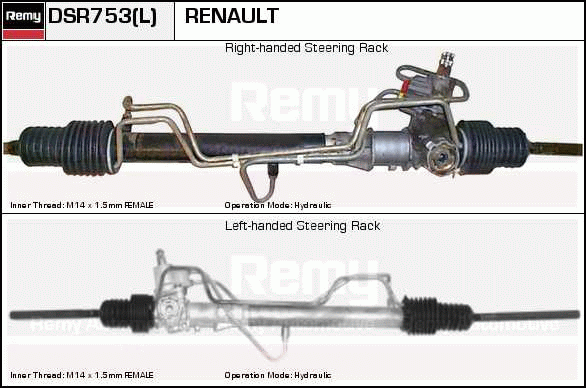 Crémaillière de direction Remanufactured REMY (Multiline)