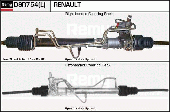 Crémaillière de direction Remanufactured REMY (Multiline)