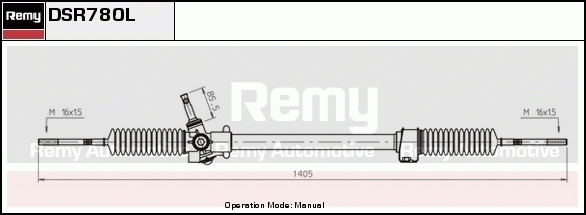 Crémaillière de direction Remanufactured REMY (Multiline)