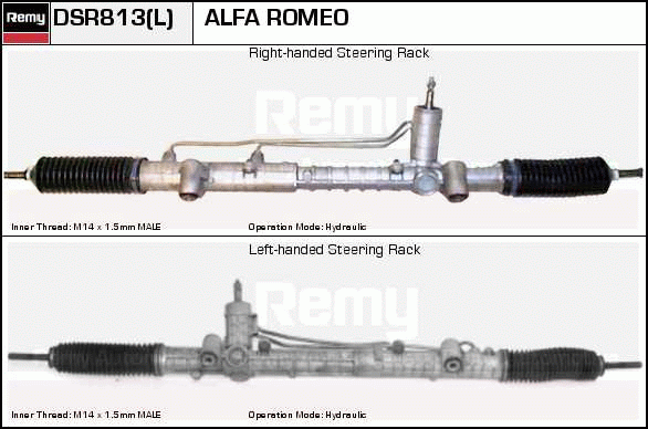 Crémaillière de direction Remanufactured REMY (Multiline)