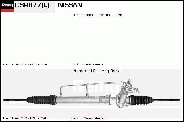 Crémaillière de direction Remanufactured REMY (Multiline)