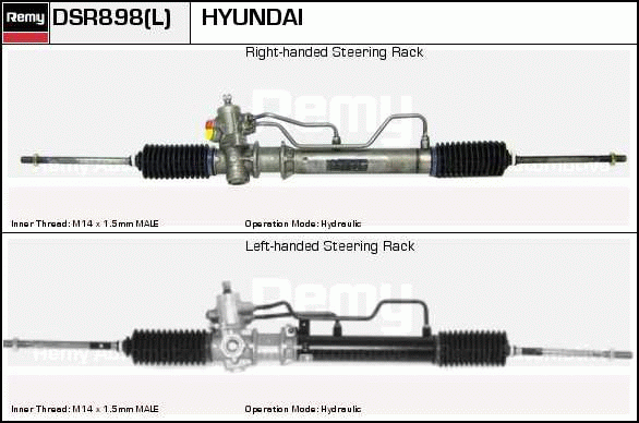 Crémaillière de direction Remanufactured REMY (Multiline)