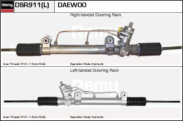 Crémaillière de direction Remanufactured REMY (Multiline)