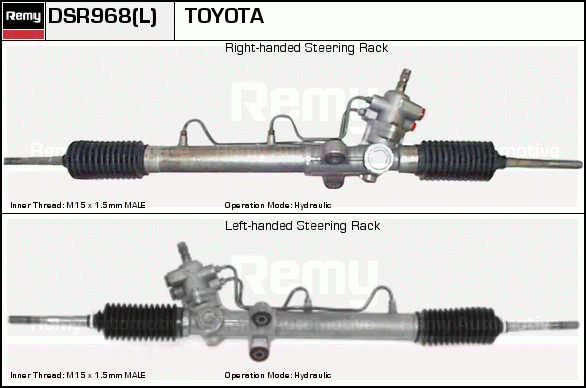 Crémaillière de direction Remanufactured REMY (Multiline)