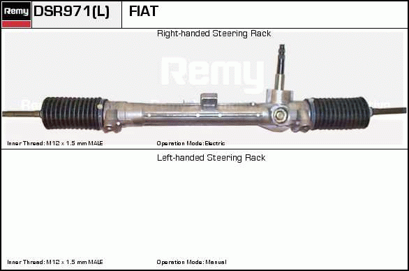 Crémaillière de direction Remanufactured REMY (Multiline)