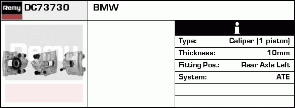 Étrier de frein Remanufactured REMY (Multiline)