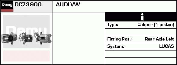 Étrier de frein Remanufactured REMY (Multiline)